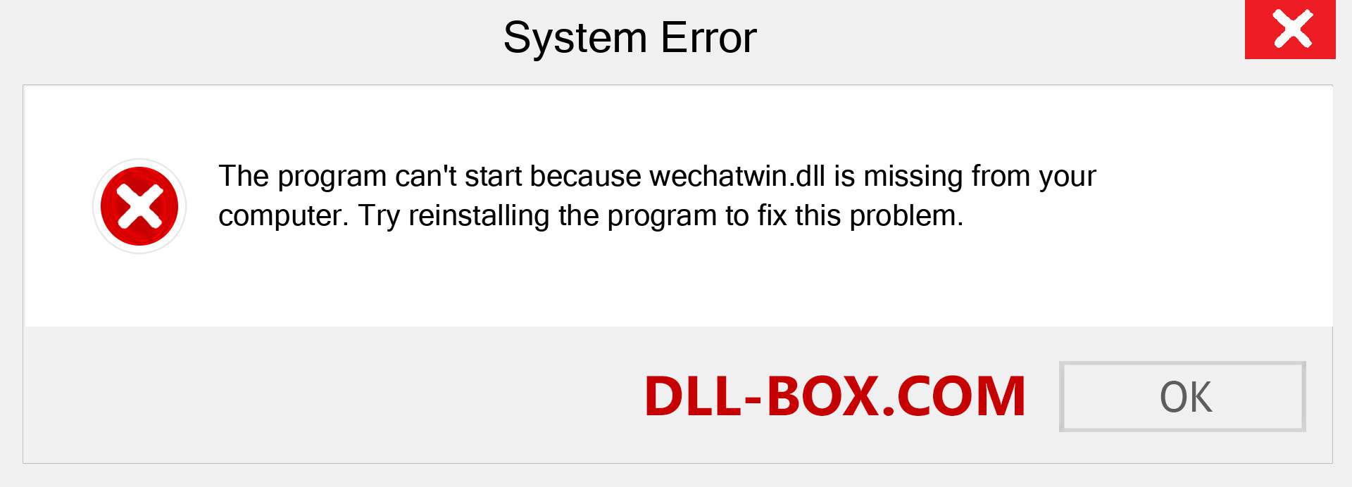  wechatwin.dll file is missing?. Download for Windows 7, 8, 10 - Fix  wechatwin dll Missing Error on Windows, photos, images